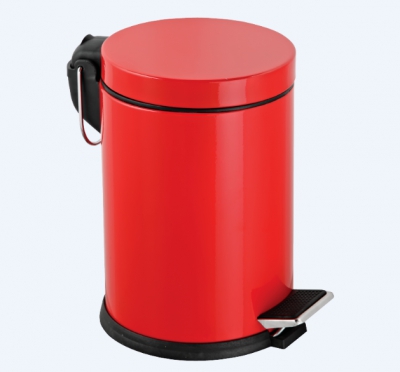 Renkli Çöp Kovası 5 Lt. (Kırmızı)
